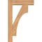 Ekena Millwork Westlake Block Smooth Bracket w/ Offset Brace, Western Red Cedar, 5 1/2"W x 20"D x 32"H BKT0604X20X32WTL05SWR - alternate 4